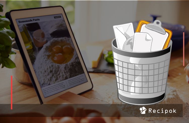 Cestino in Recipok: recupera le tue ricette cancellate