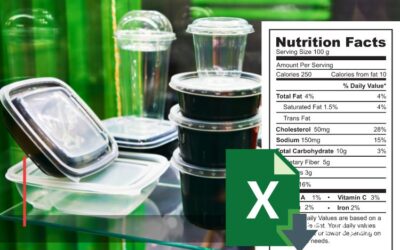 Modello exel nutrizionali