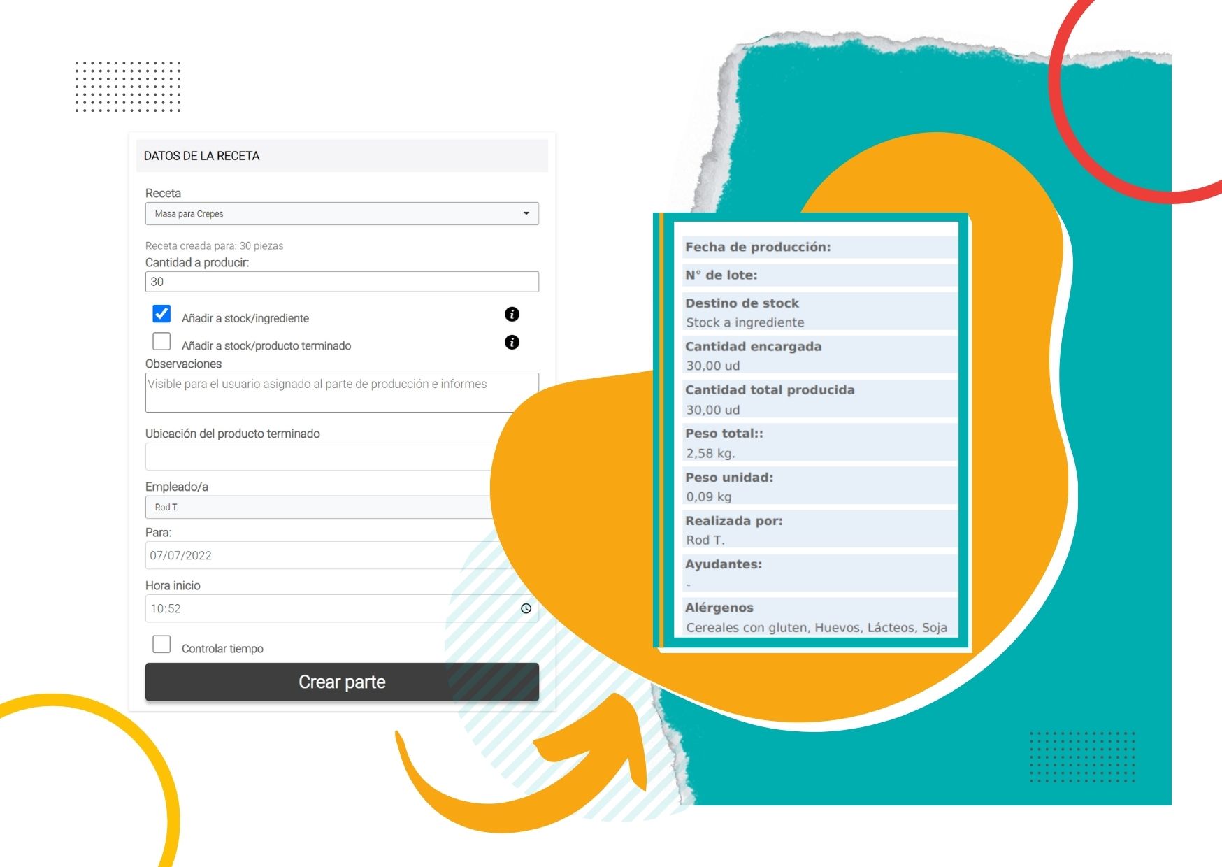 planificacion y ajustes con recipok (1) tareas de produccion