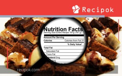 Cómo calcular la información nutricional de nuestras recetas